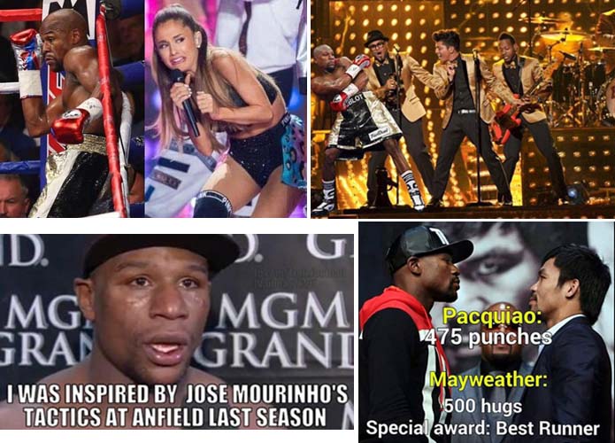 Mayweather Diolok-olok Netizen, `Tampang Sangar, Mental Mourinho`